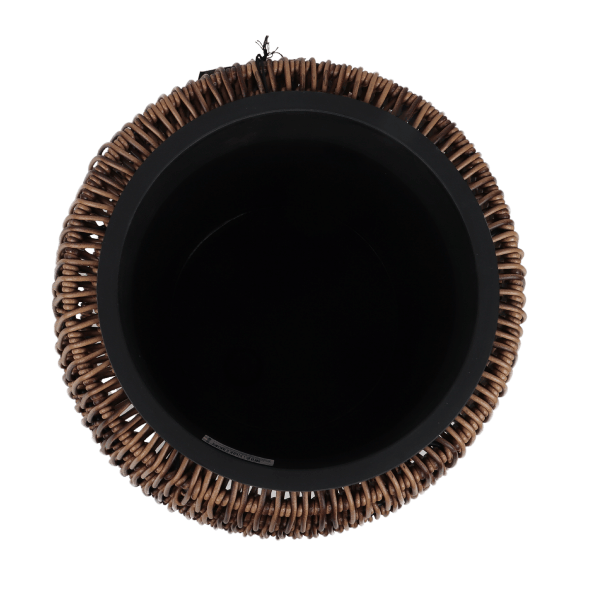 Mica Decorations Pot Pancho Rond Donkerbruin 17 x 17 cm