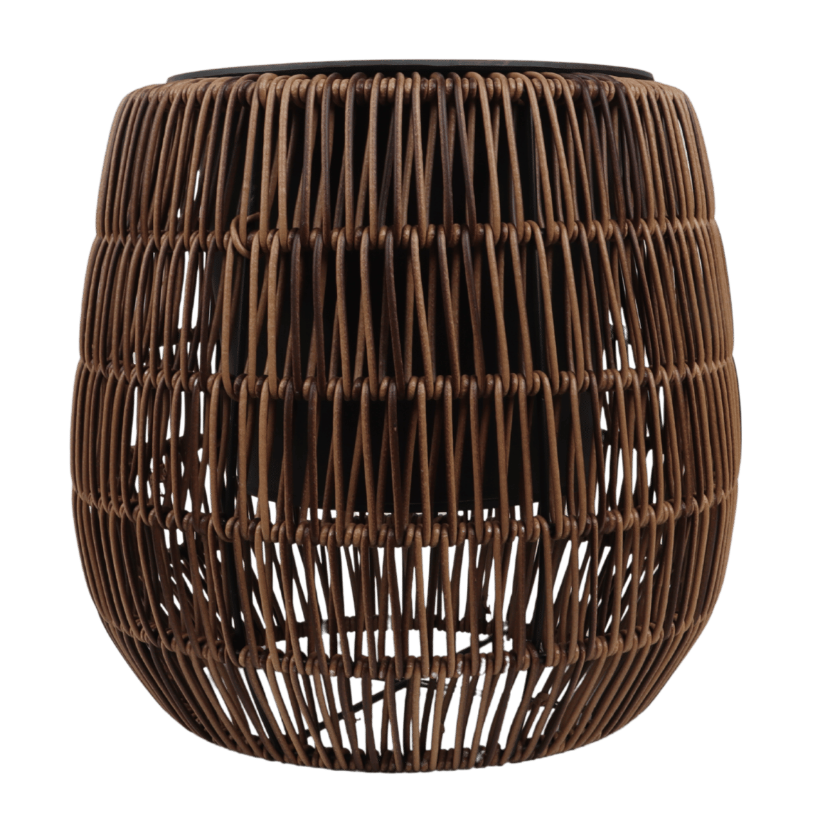 Mica Decorations Pot Pancho Rond Donkerbruin 26 x 28 cm