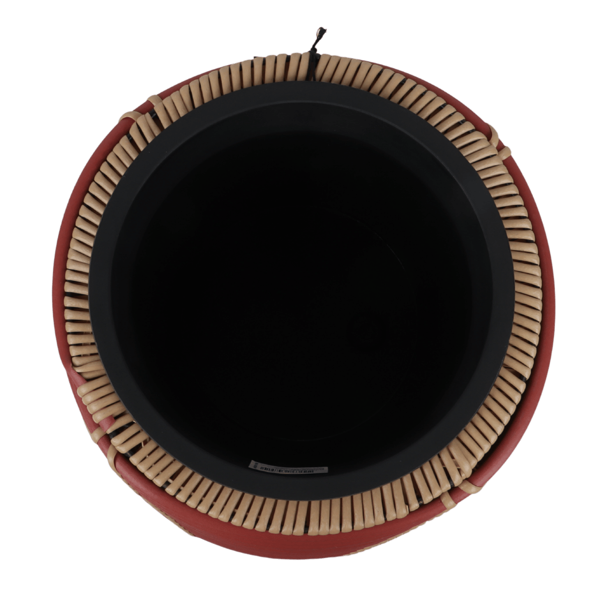 Mica Decorations Pot Cancun Rond Rood 26 x 28 cm