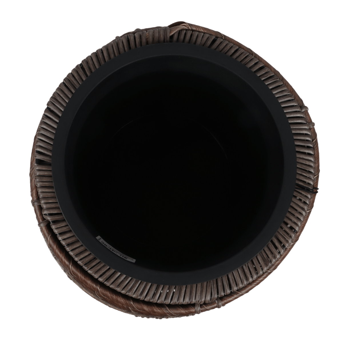 Mica Decorations Pot Cancun Rond Bruin 26 x 28 cm