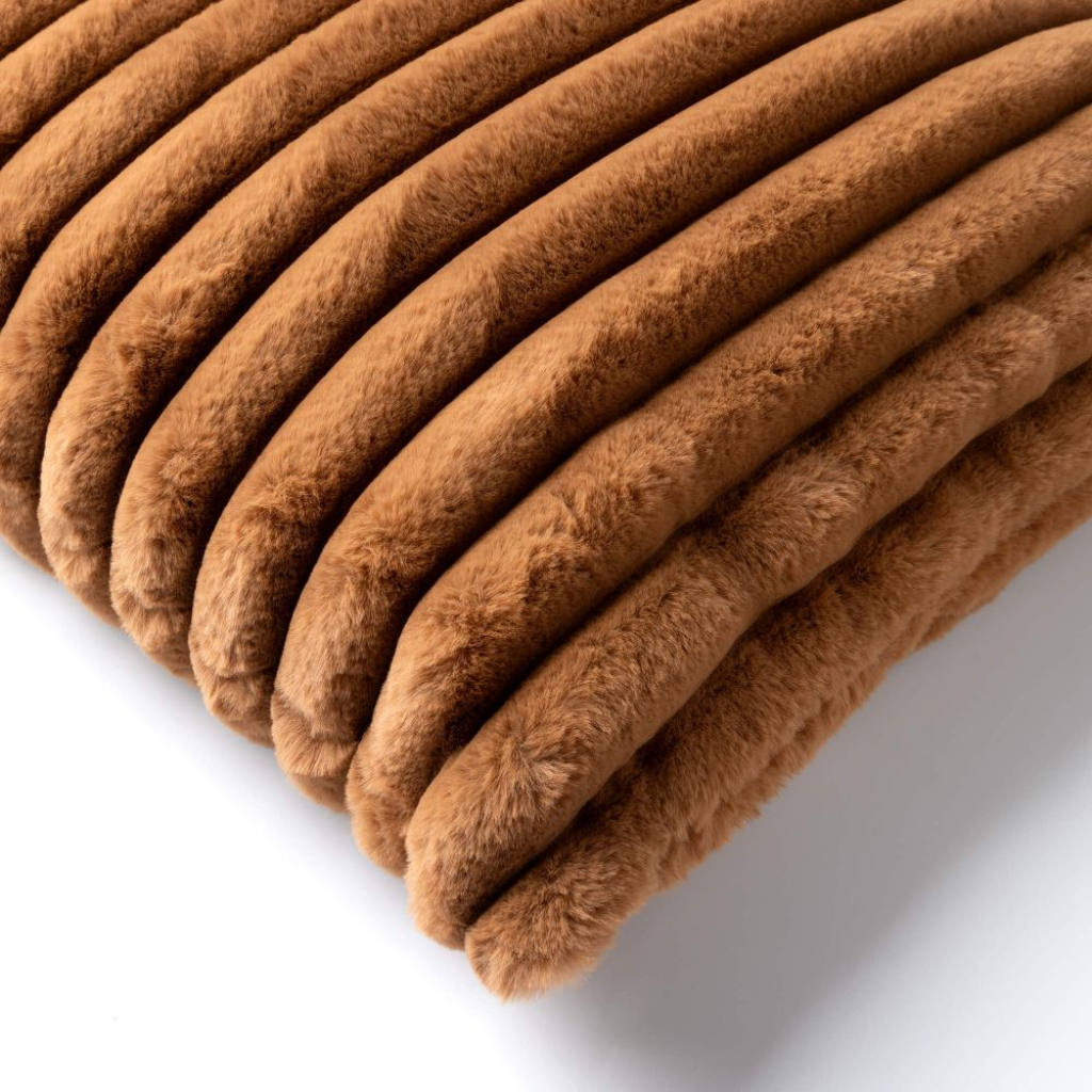 Dutch Decor Sierkussen Hazel tobacco brown 50 x 50 cm