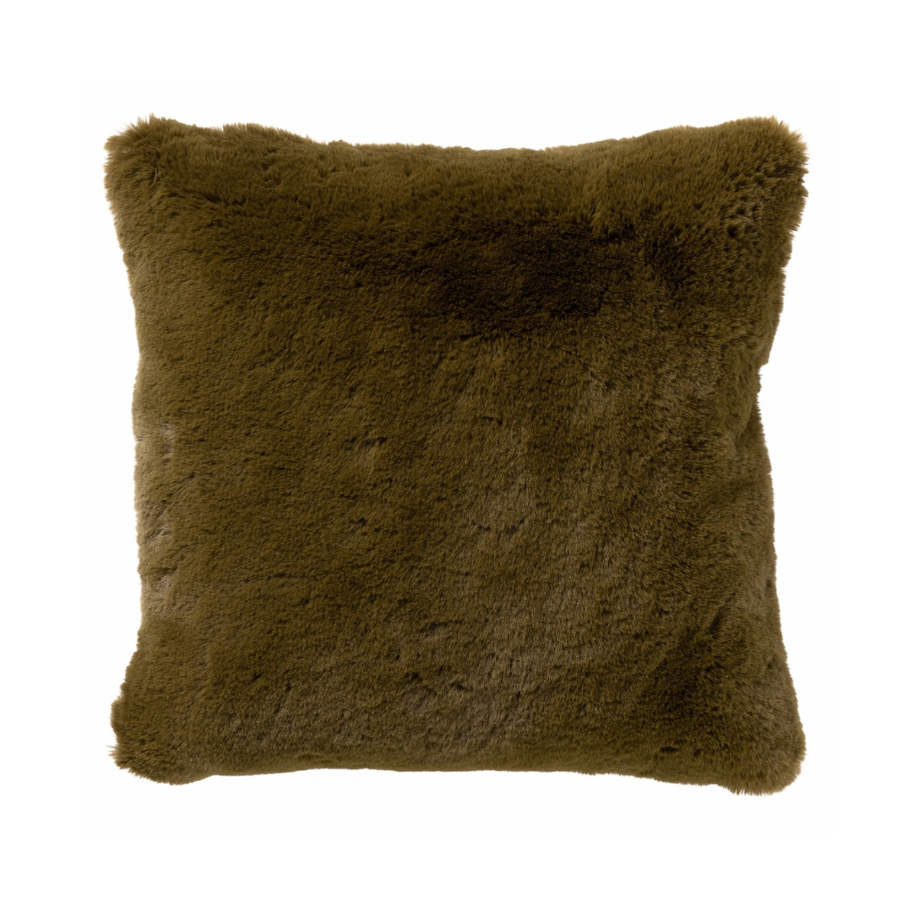 Dutch Decor Sierkussen Zaya military olive 45 x 45 cm