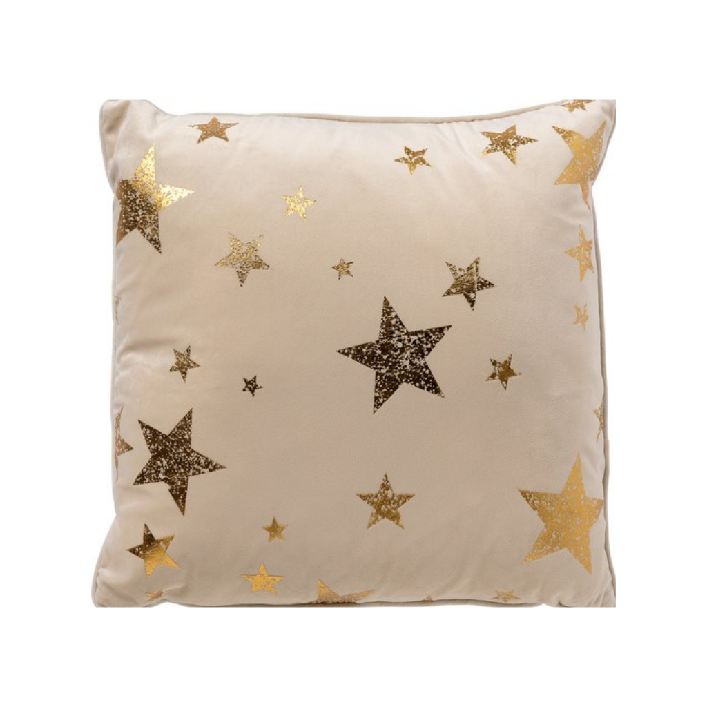 Dutch Decor Sierkussen Stars Whisper White 45 x 45 cm