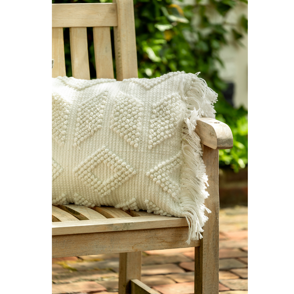 Dutch Decor Sierkussen Odin snow white 40 x 60 cm
