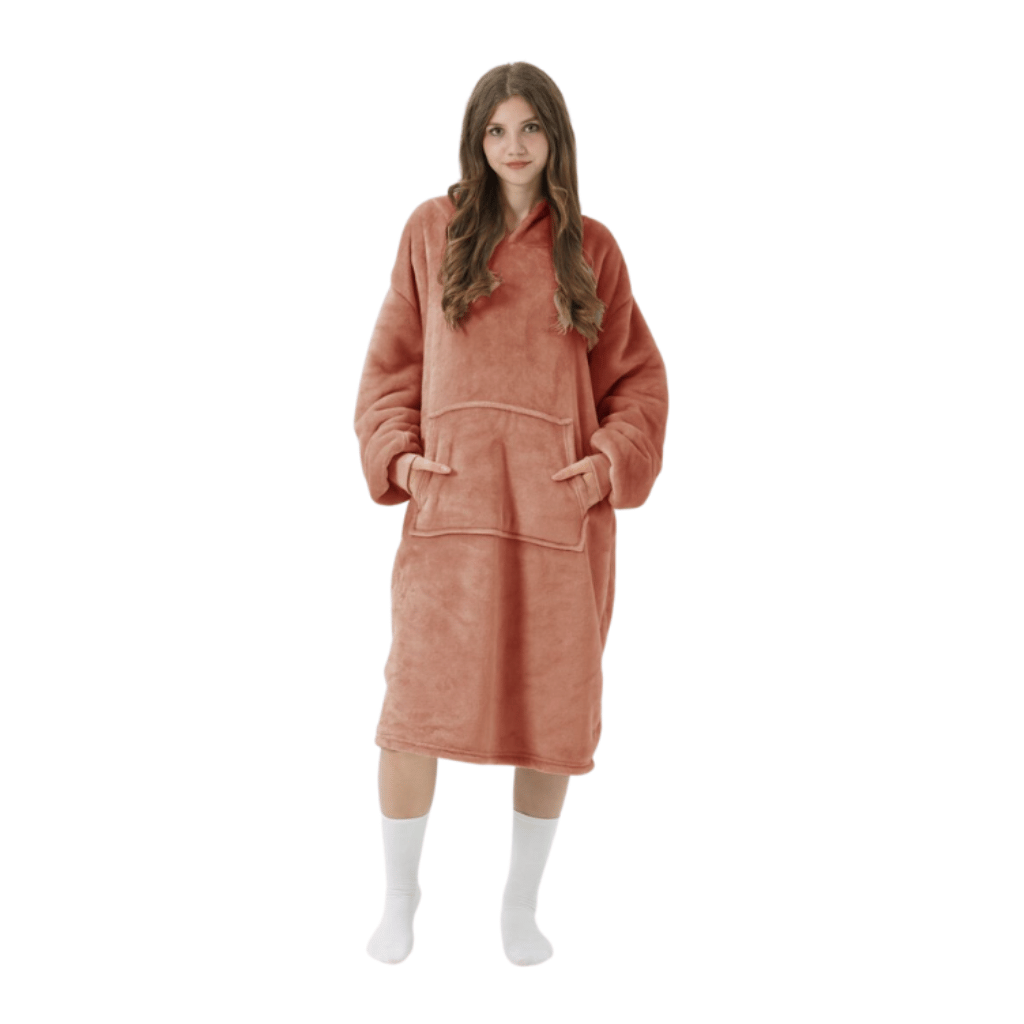 Dutch Decor Hoodie Sherry muted clay 170 x 110 cm