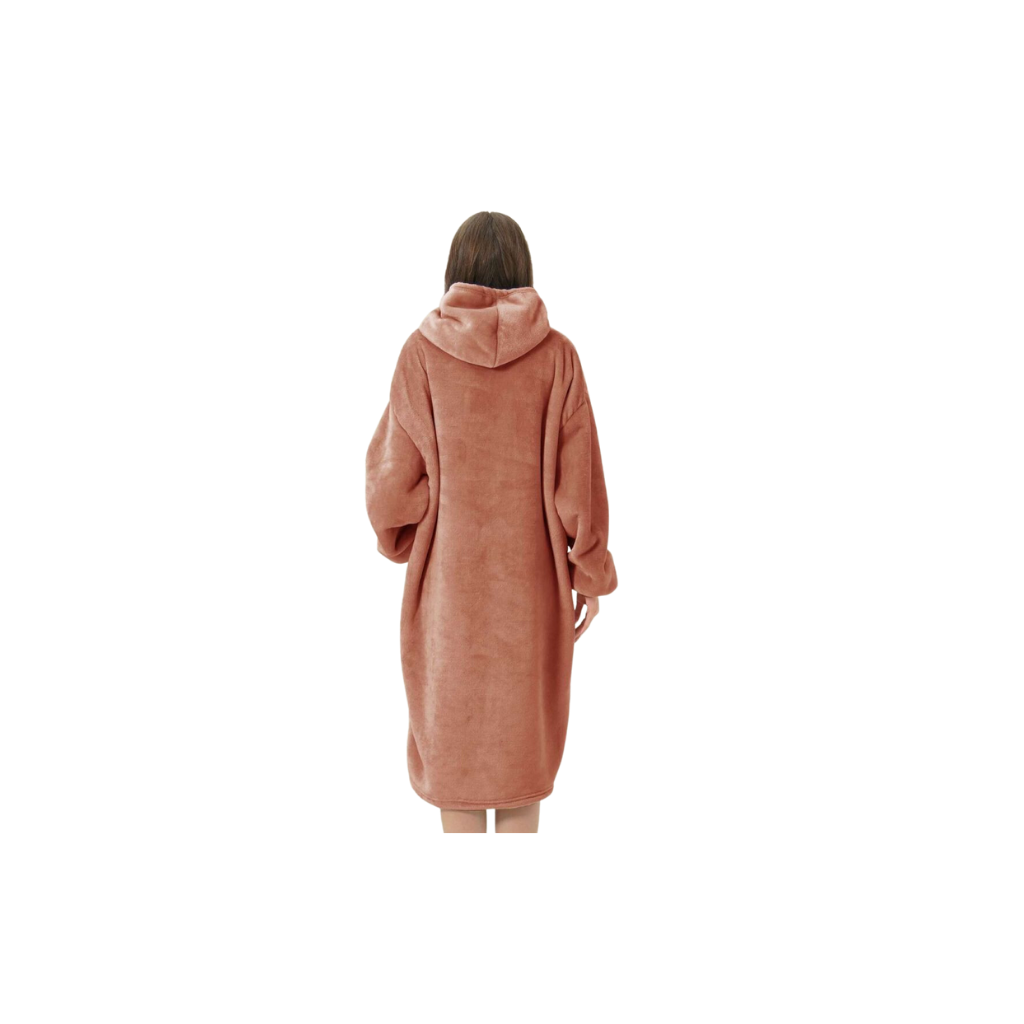 Dutch Decor Hoodie Sherry muted clay 170 x 110 cm