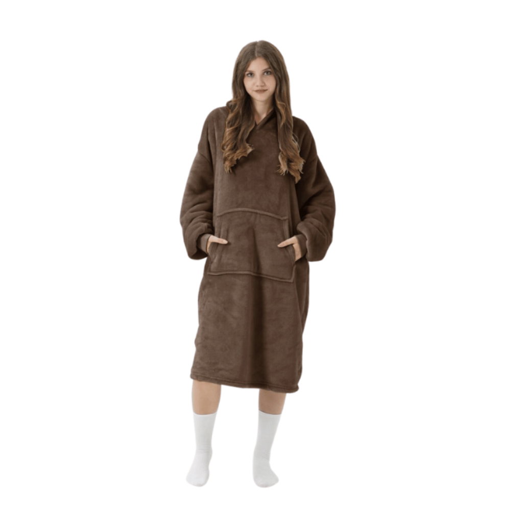 Dutch Decor Hoodie Sherry chocolate martini 170 x 110 cm