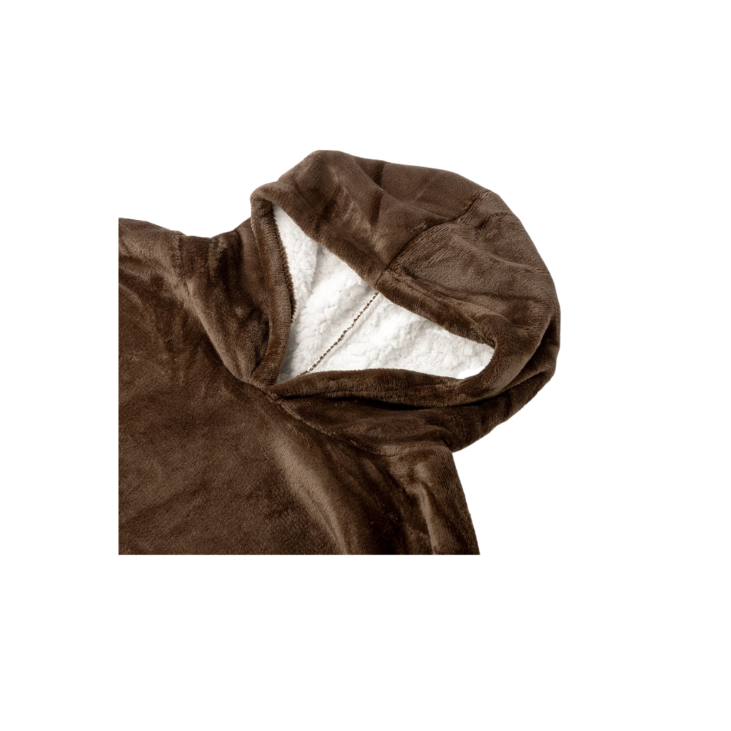Dutch Decor Hoodie Sherry chocolate martini 170 x 110 cm