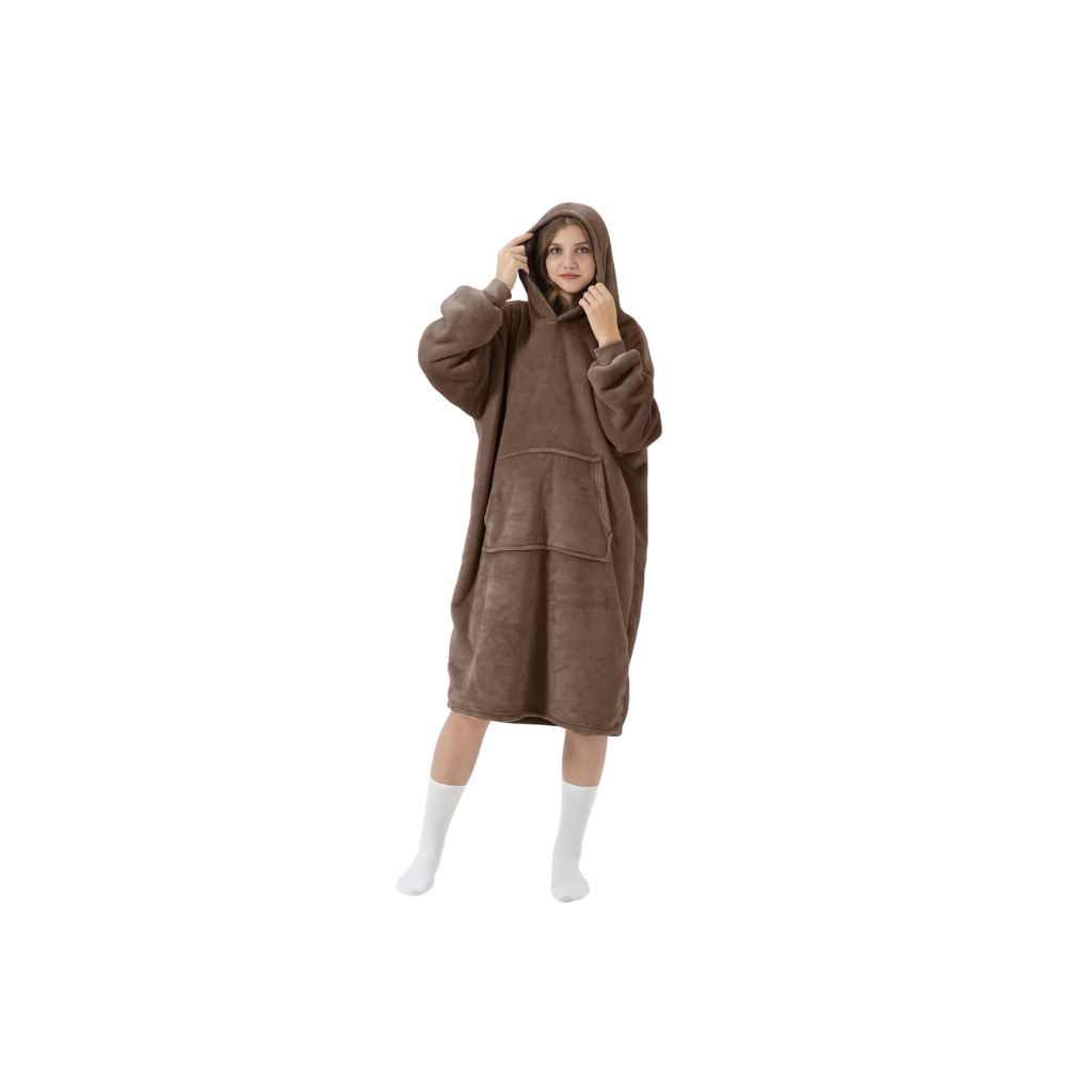 Dutch Decor Hoodie Sherry chocolate martini 170 x 110 cm