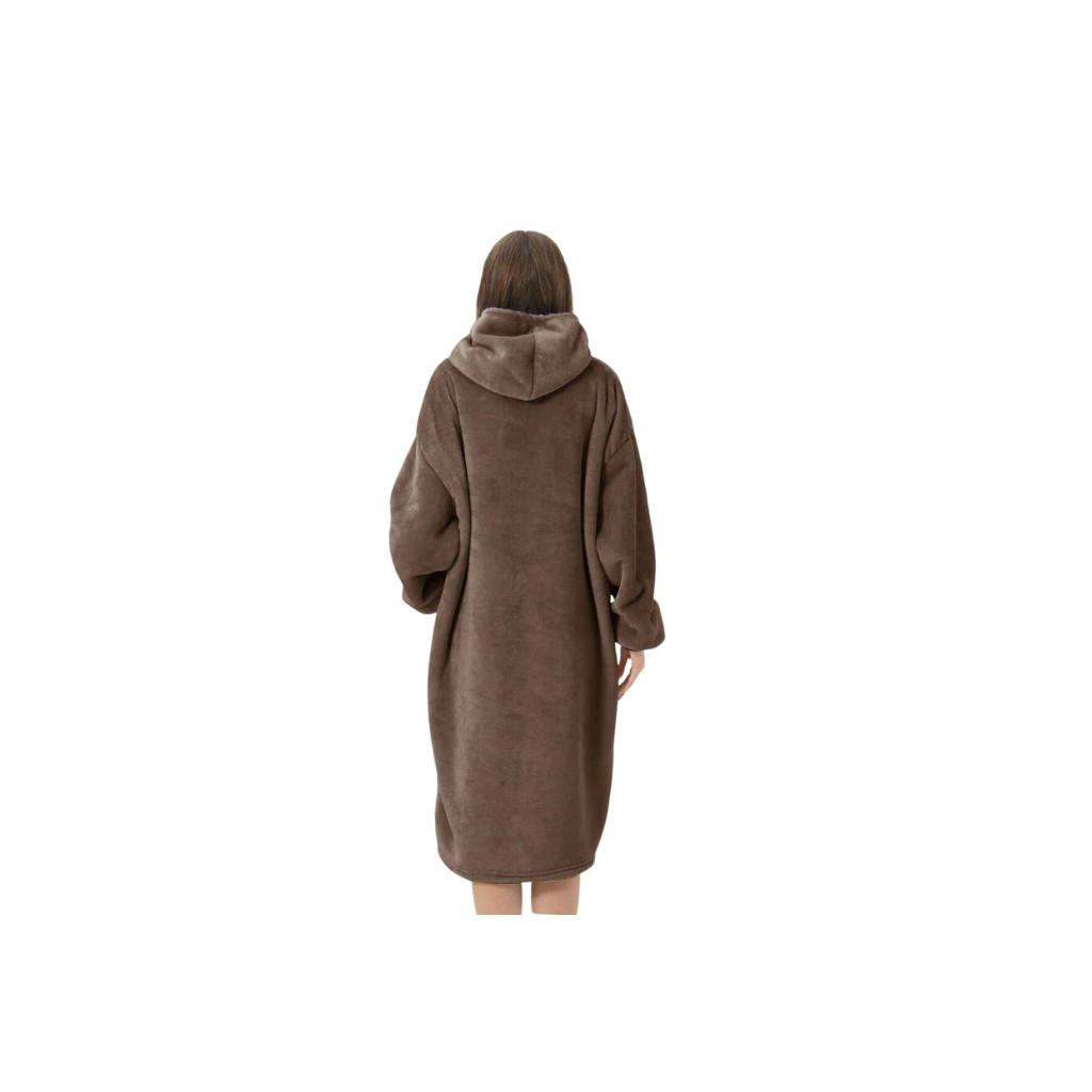 Dutch Decor Hoodie Sherry chocolate martini 170 x 110 cm