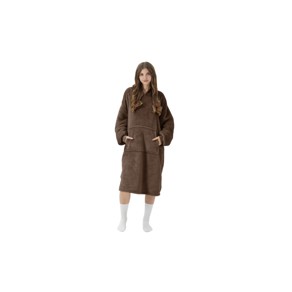 Dutch Decor Hoodie Sherry chocolate martini 170 x 110 cm
