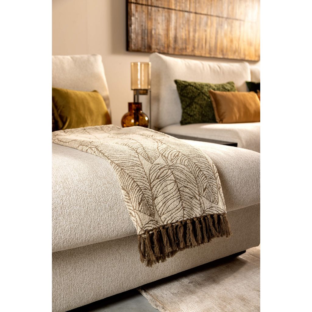Dutch Decor Plaid Milad military olive 140 x 180 cm