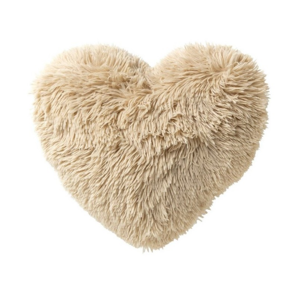 Dutch Decor Sierkussen Hart Bleached Sand 40 x 45 cm