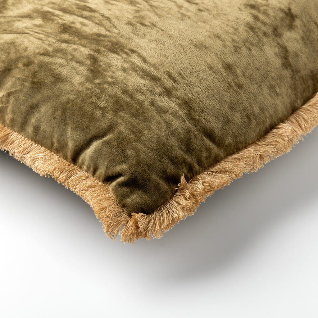 Dutch Decor Sierkussen Skyler military olive 40 x 60 cm