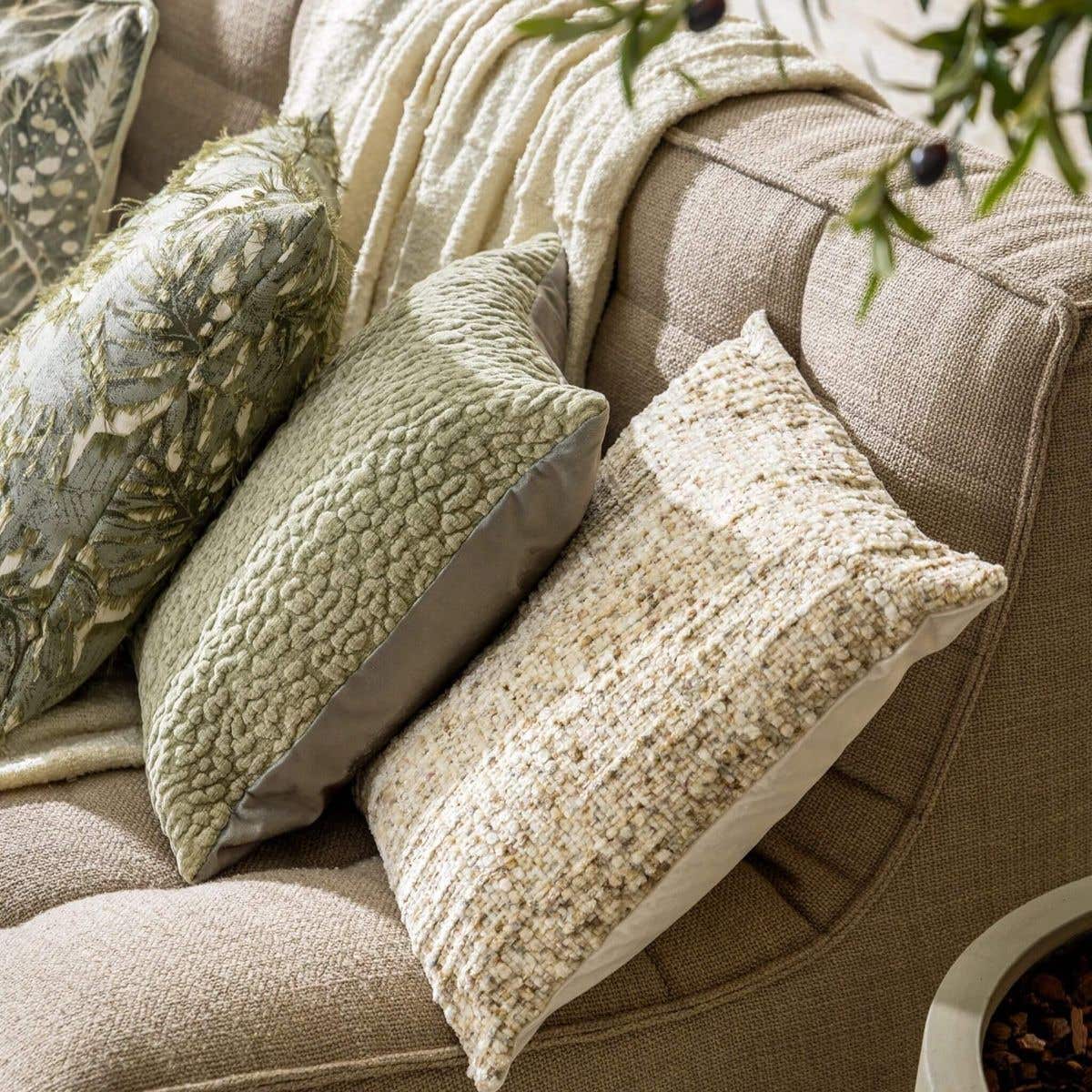 Dutch Decor Sierkussen Lauro Sage Green 45 x 45 cm