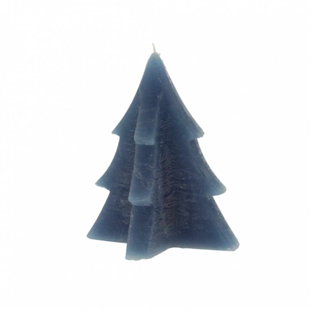 Home Society Kerstboomkaars Blauw 12 cm