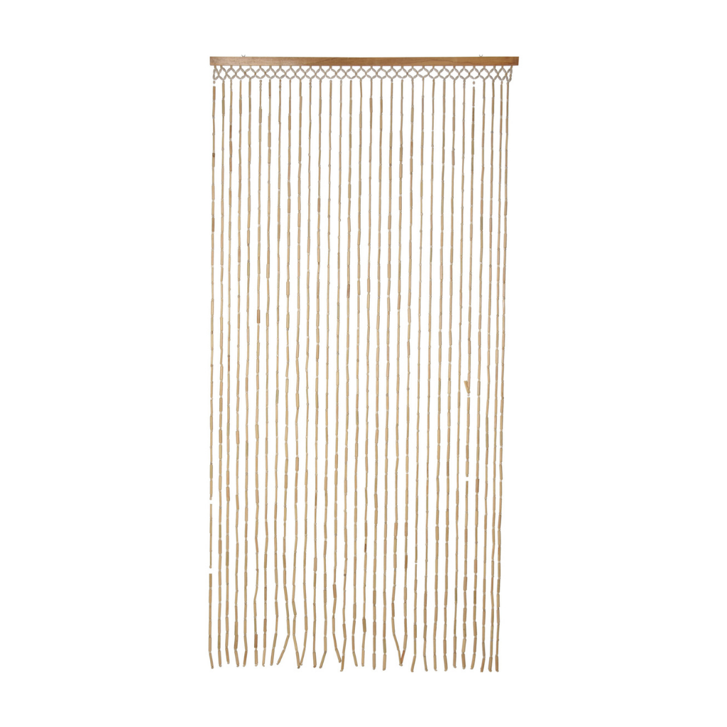 Deurgordijn bamboe naturel 180 x 90 cm
