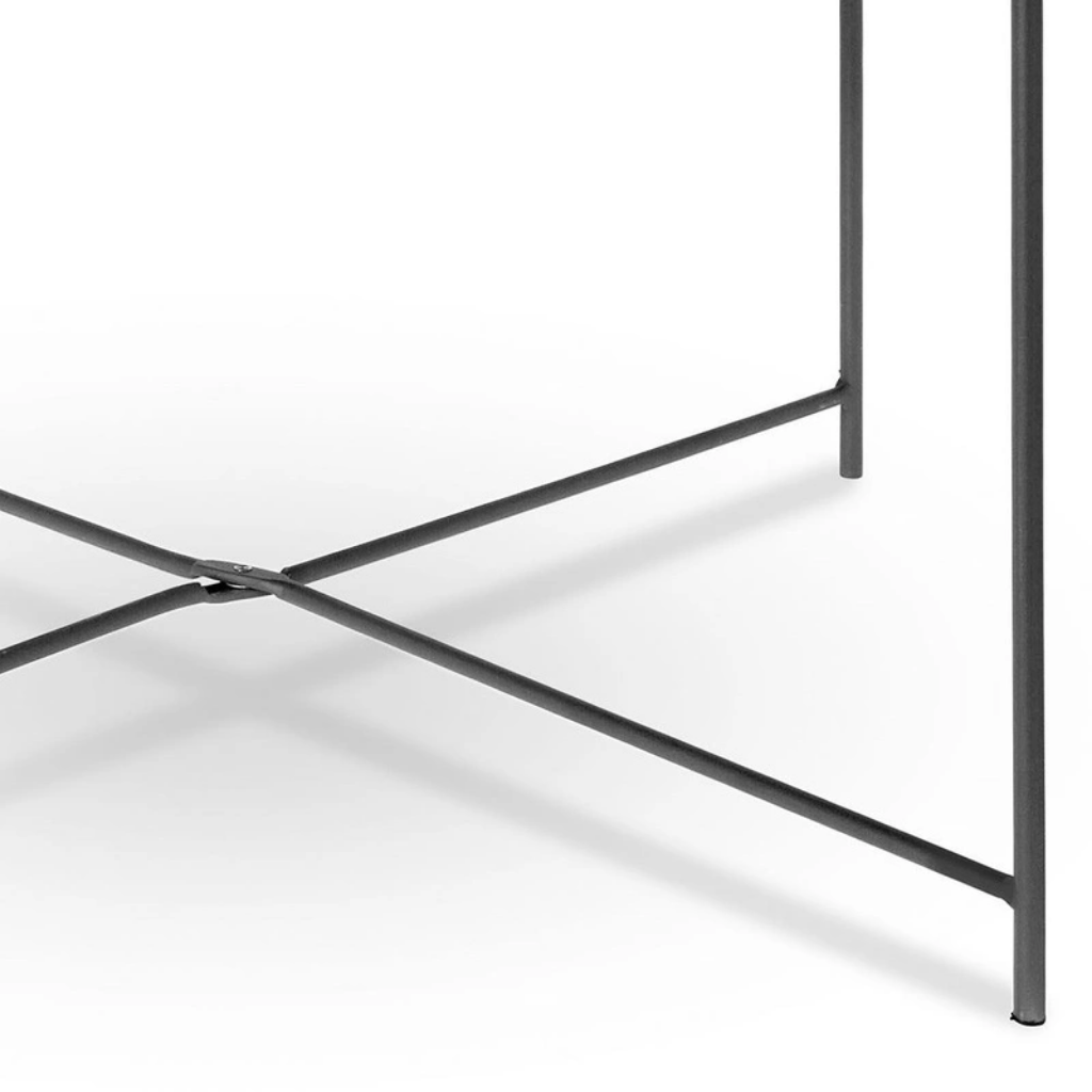De Bosrand Bijzettafel Zwart 75 x 42 cm