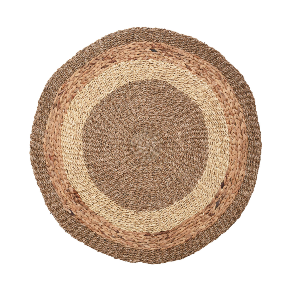 Kleed Boho rond zeegras 120 cm