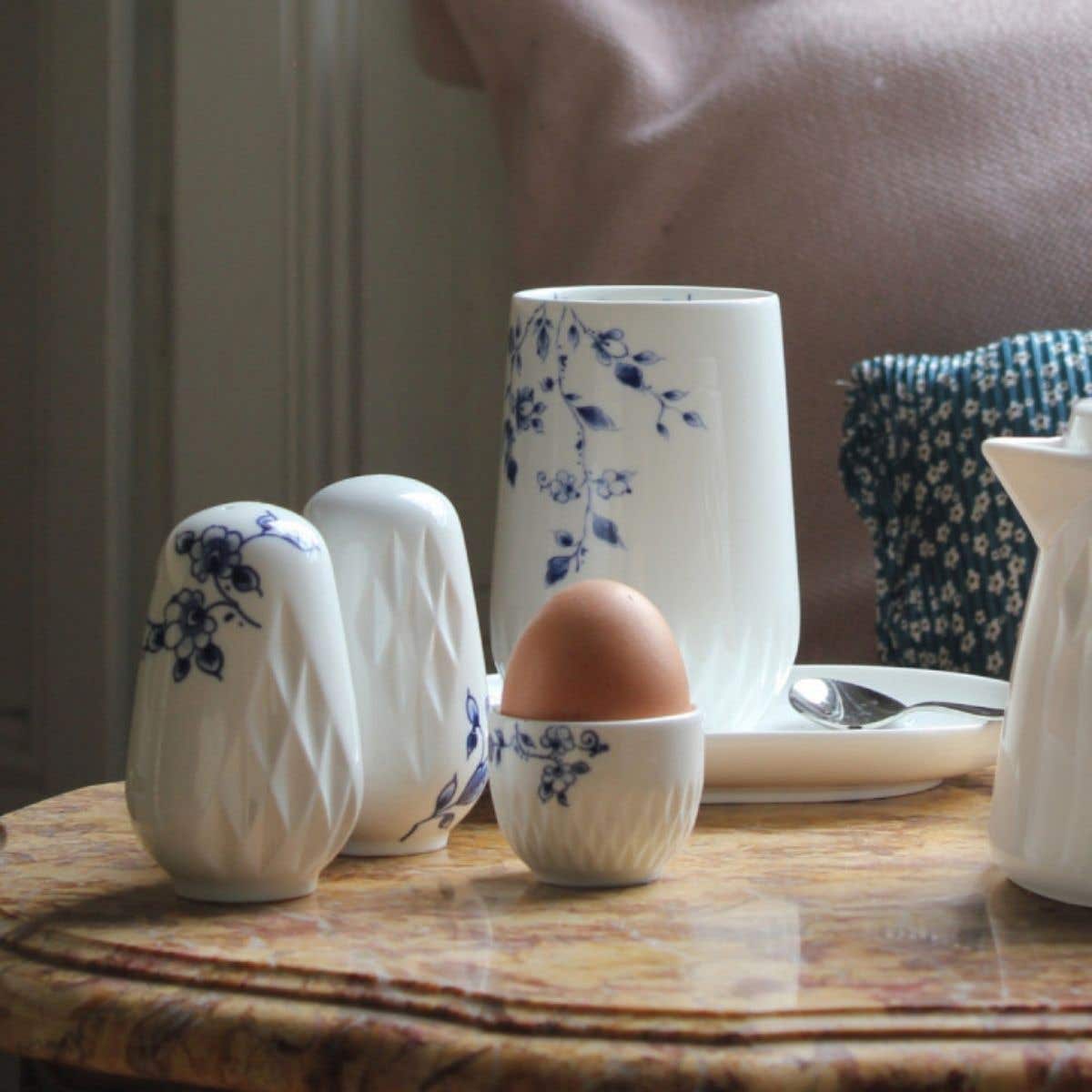 Heinen Delfts Blauw Vouw Peper- En Zoutstel