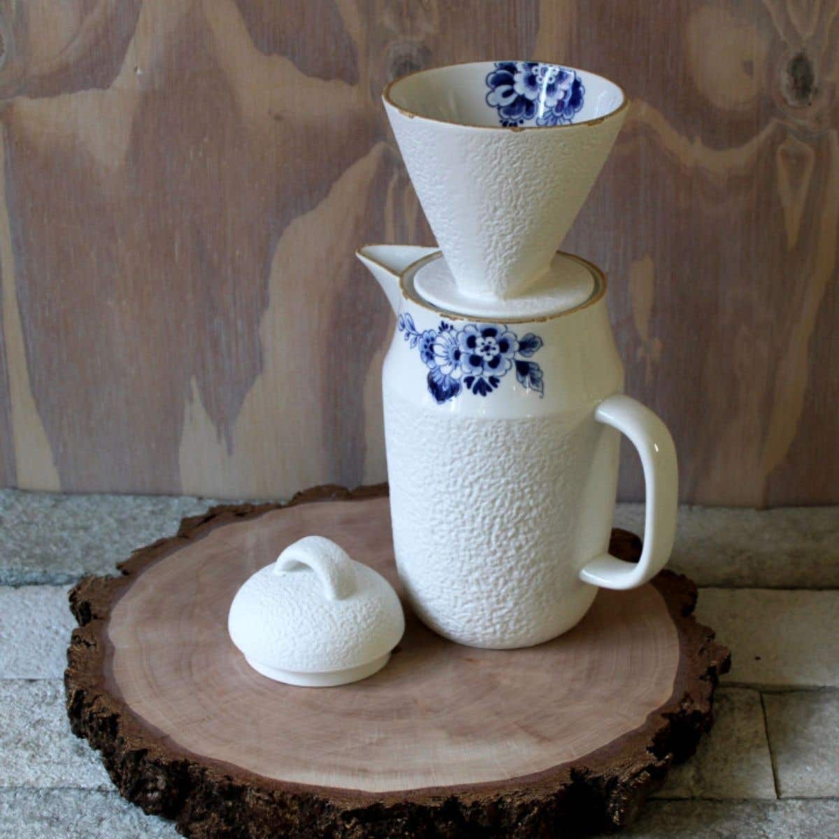 Heinen Delfts Blauw Bloesem Koffiefilter