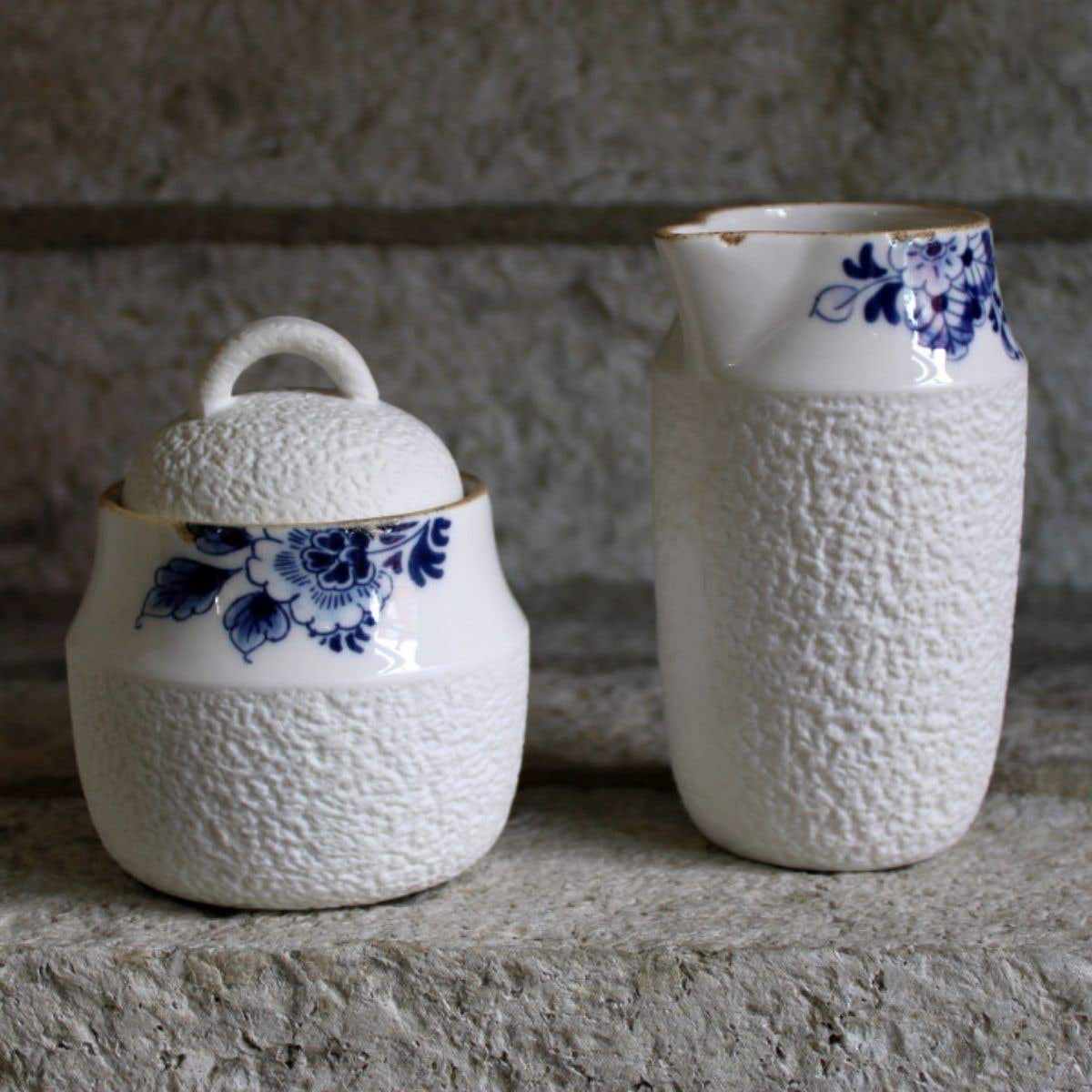 Heinen Delfts Blauw Bloesem Melkkan