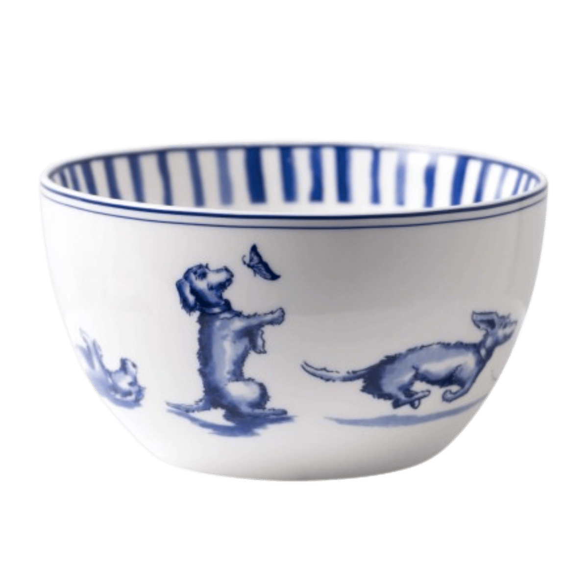 Heinen Delfts Blauw Yoghurtschaaltje Teckel Nhaan