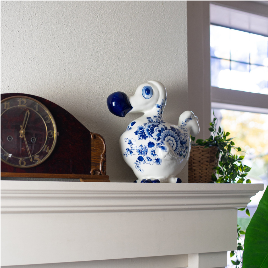 Heinen Delfts Blauw De blauwe dodo groot