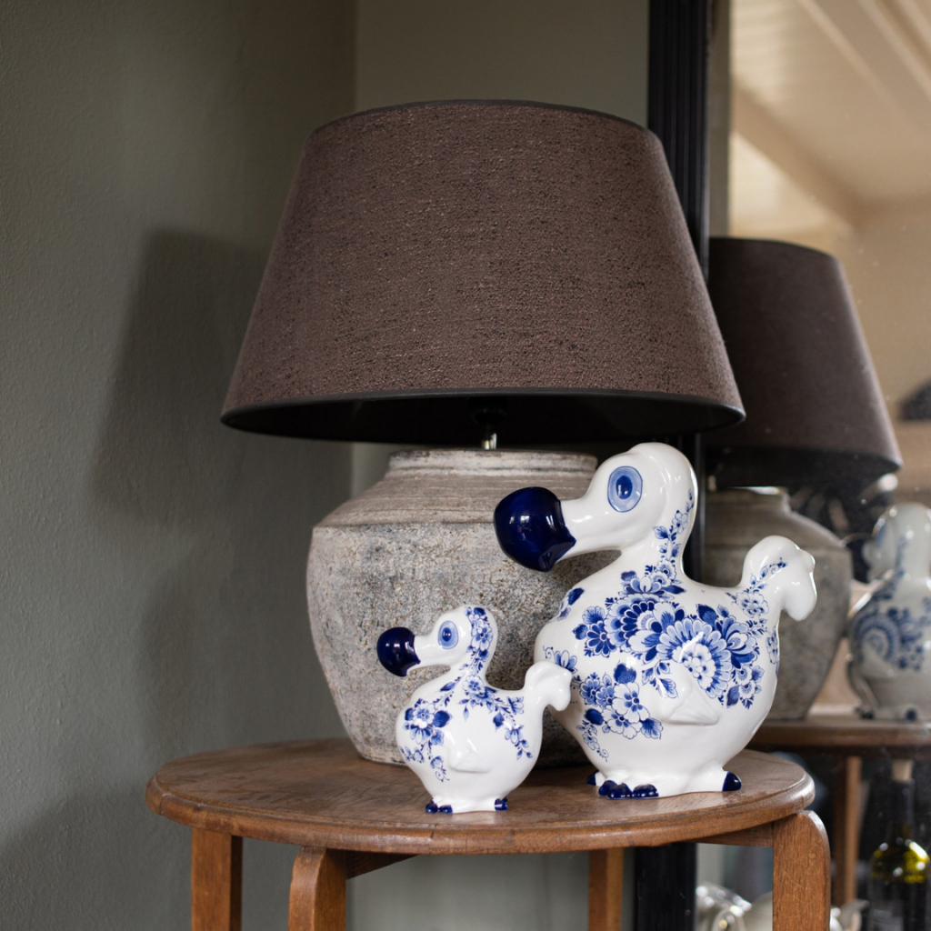 Heinen Delfts Blauw De blauwe dodo groot