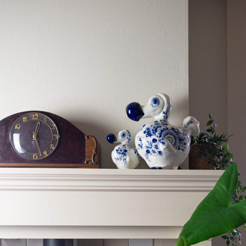 Heinen Delfts Blauw De blauwe dodo groot