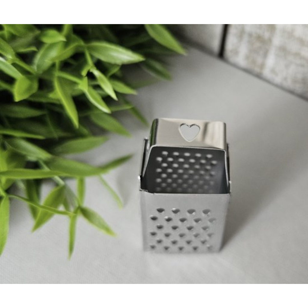Rasp voor geurblokjes Zilver 7,5 x3.5 x2.5 cm