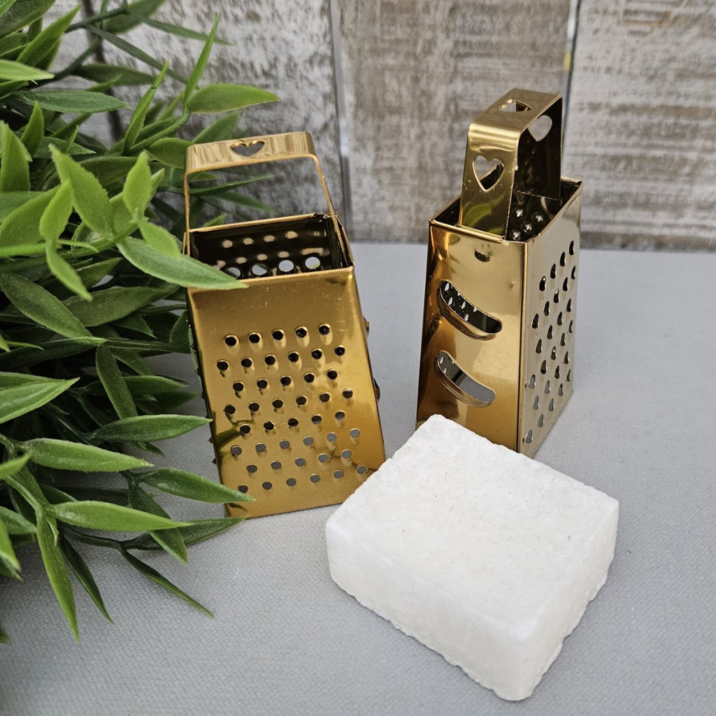 Rasp voor geurblokjes Goud 7,5 x3.5 x2.5 cm