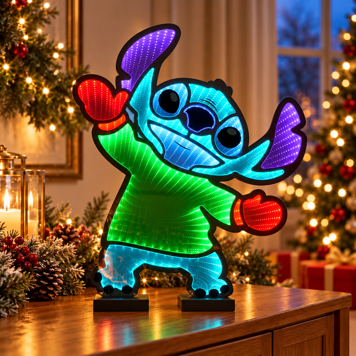 Kurt Adler Verlicht Kerstfiguur Infinity Dancing Stitch 60 x 50.5 x 1.3 cm