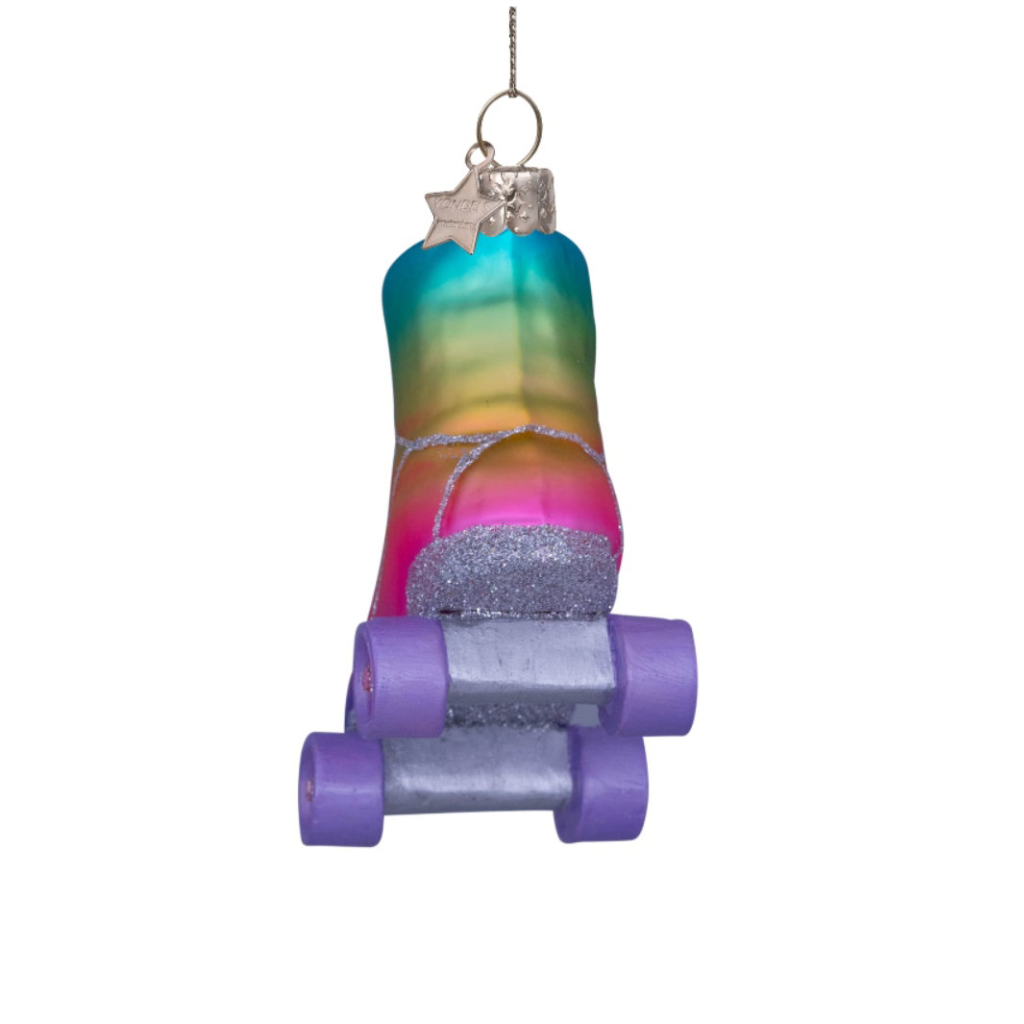 Vondels Kersthanger Rollerskate regenboog