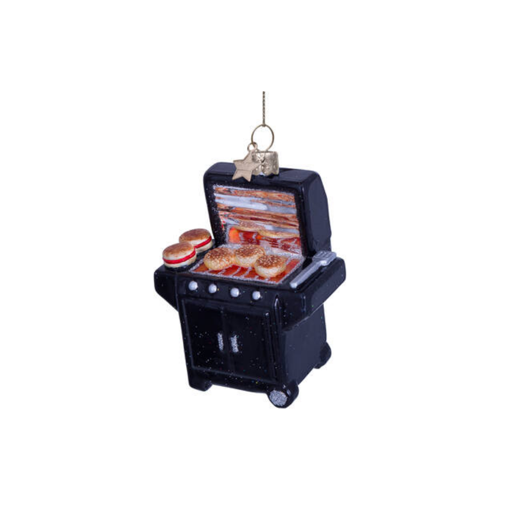 Vondels Kersthanger BBQ Zwart 9.5 cm