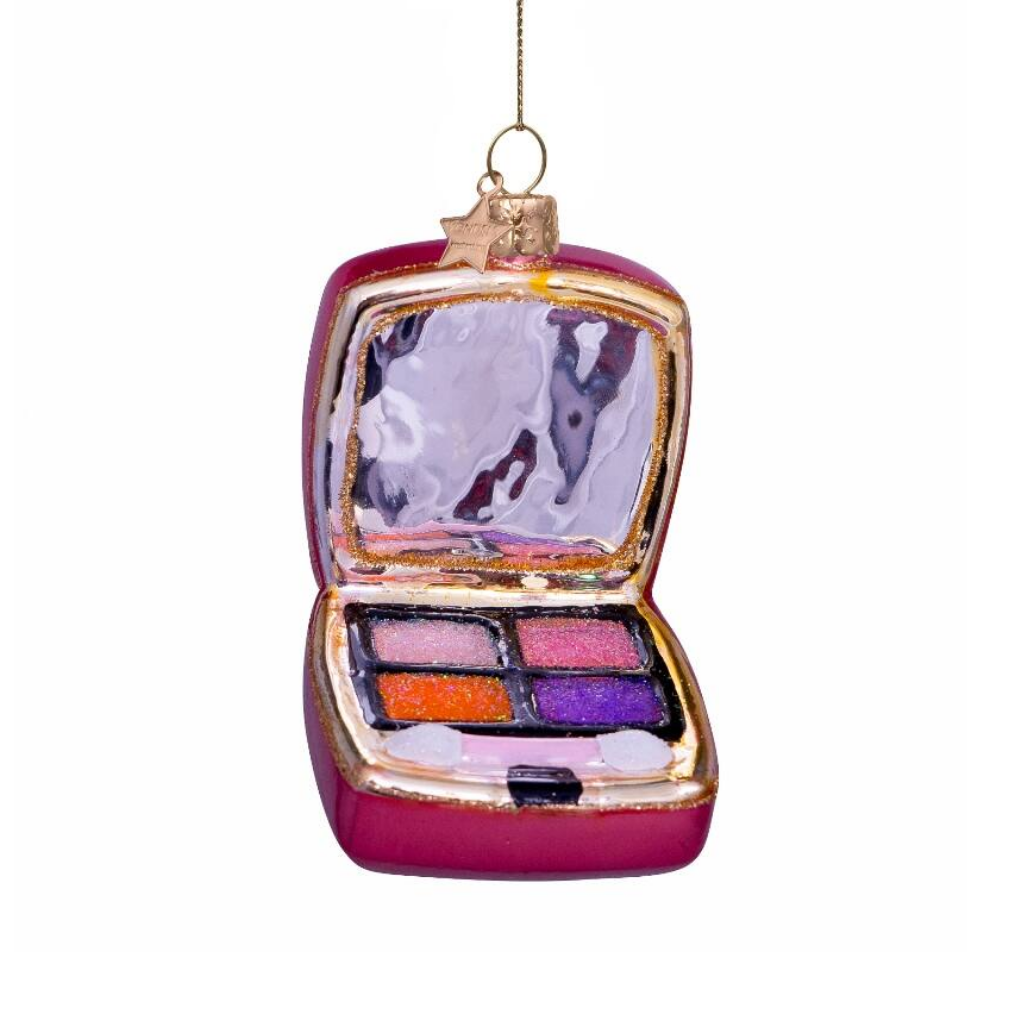 Vondels Kersthanger oogschaduw palette roze 8 cm