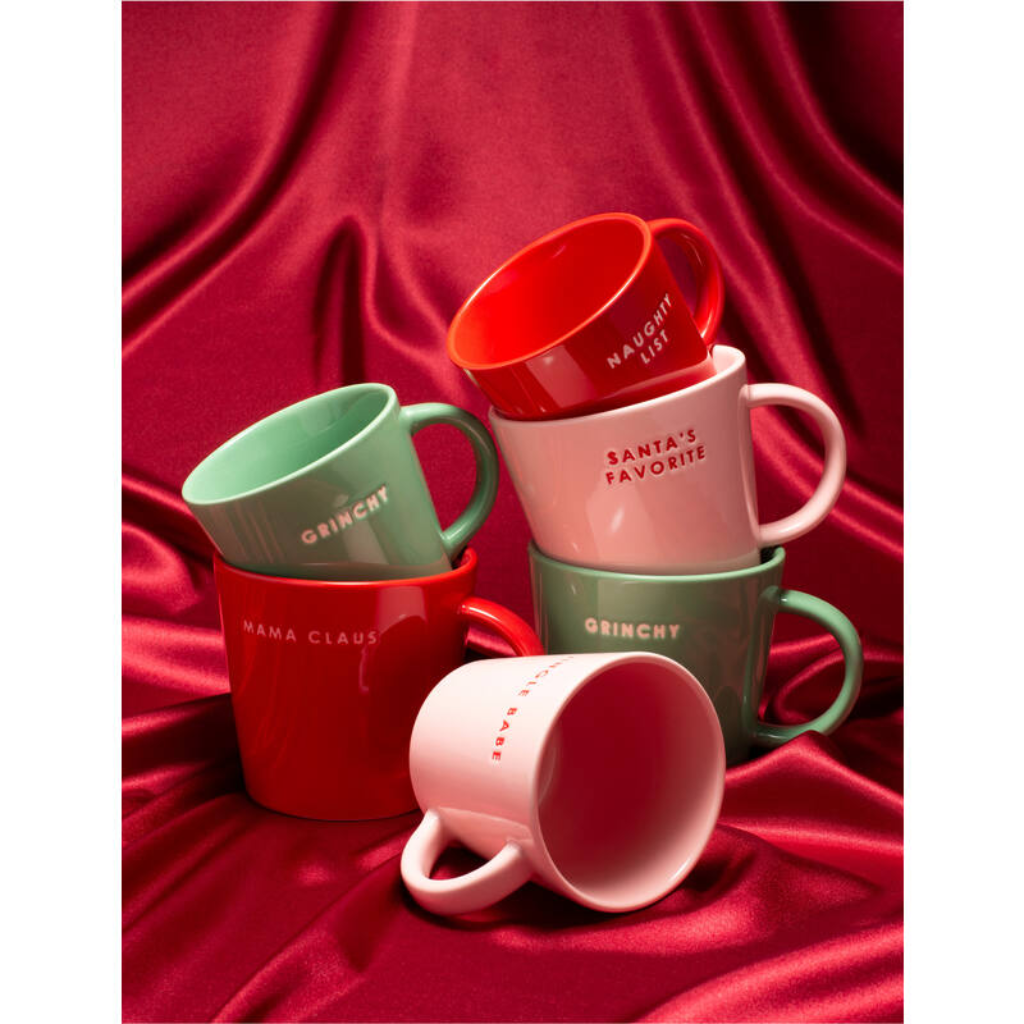 Vondels Ceramic Cappuccino Cup Grinchy green 250ml