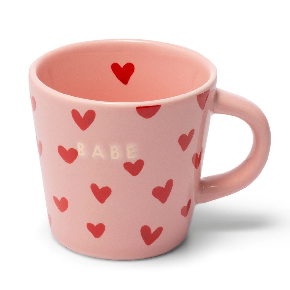 Vondels Espressokopje Hearts Babe Roze 7.6 x 6.3 x 5.7 cm