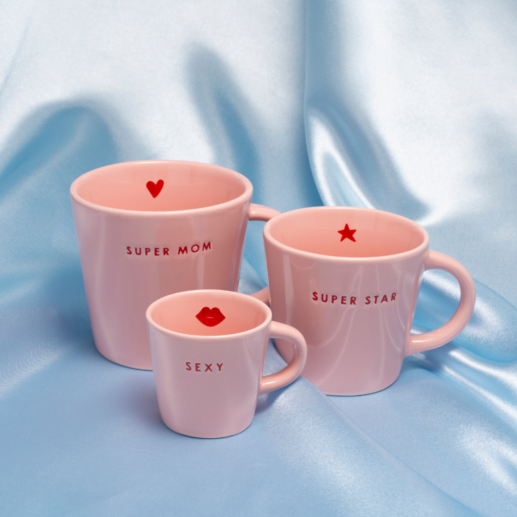 Vondels Ceramic Espresso Cup Sexy pink 80ml