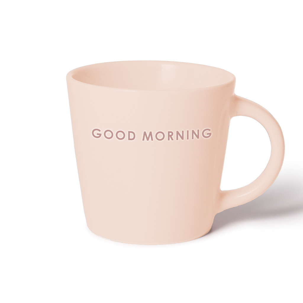 Vondels Ceramic Cappuccino Cup Good Morning ecru 250ml