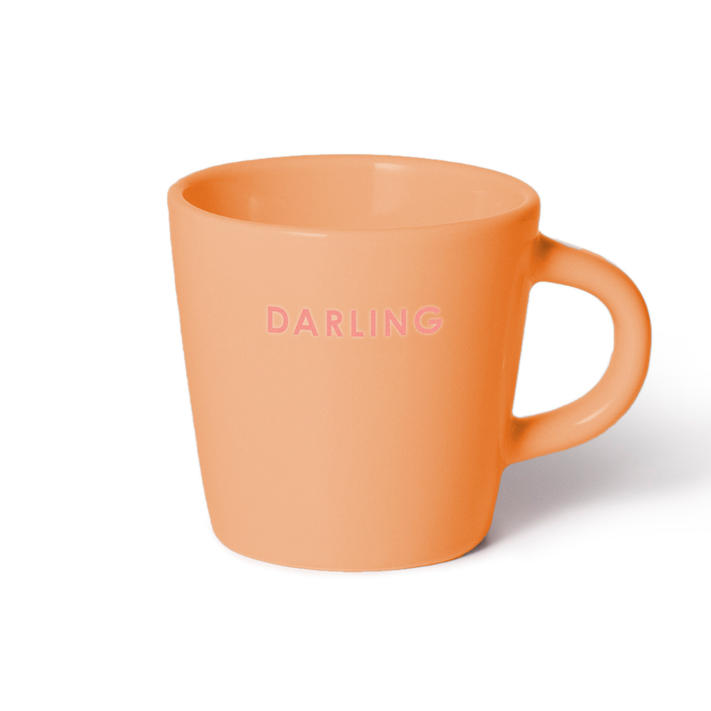 Vondels Ceramic Espresso Cup Darling orange 80ml