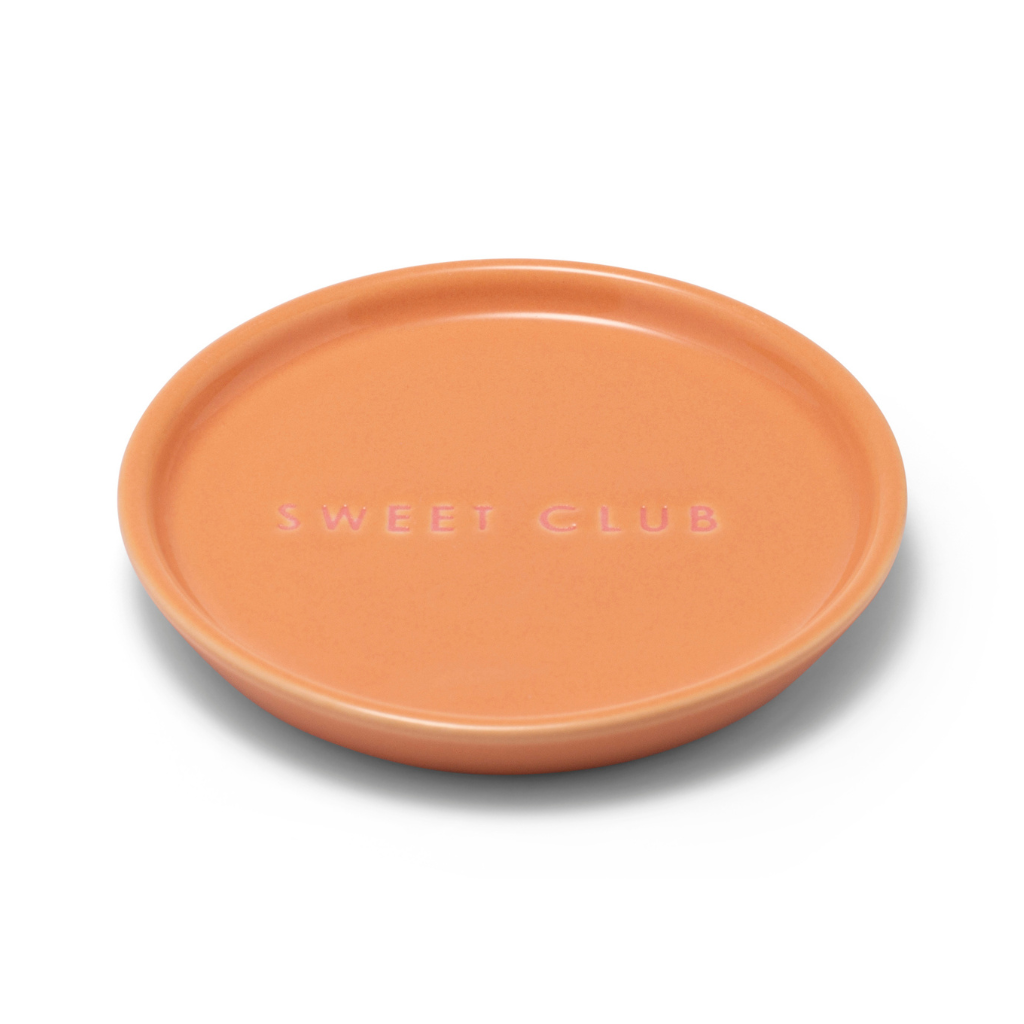 Vondels Ceramic Petit Four Plate Sweet Club orange Ø8.5cm