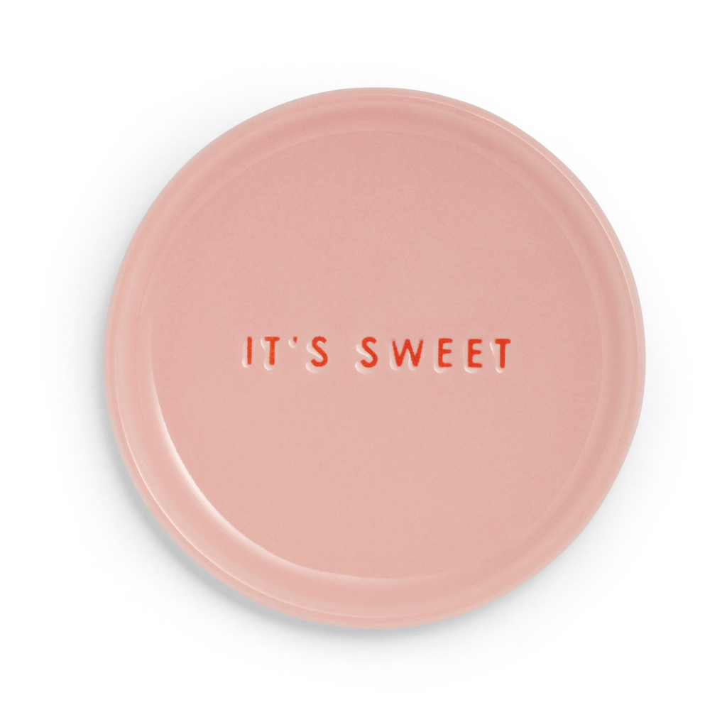 Vondels Petit-fourbordje It's Sweet Roze 8.5 x 1.1 cm