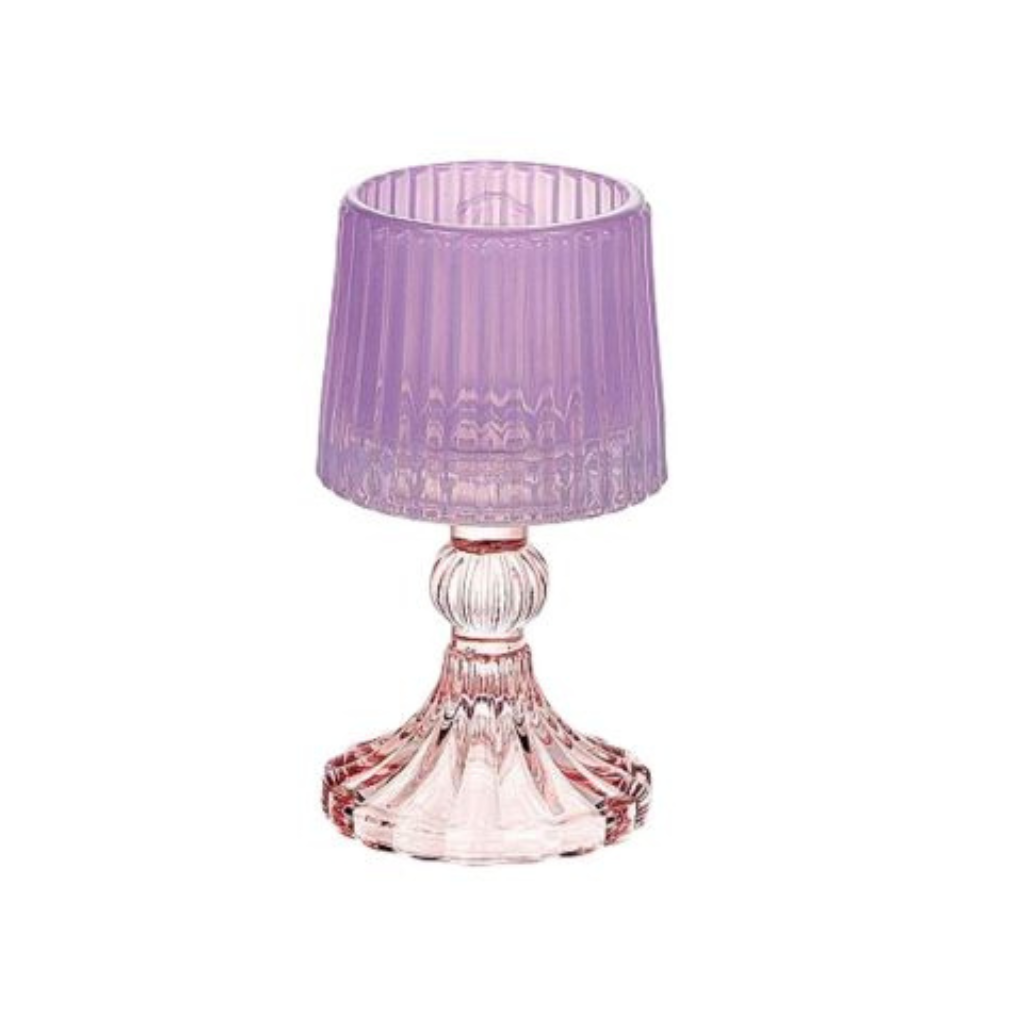 Theelichthouder Clary Paars 15 cm