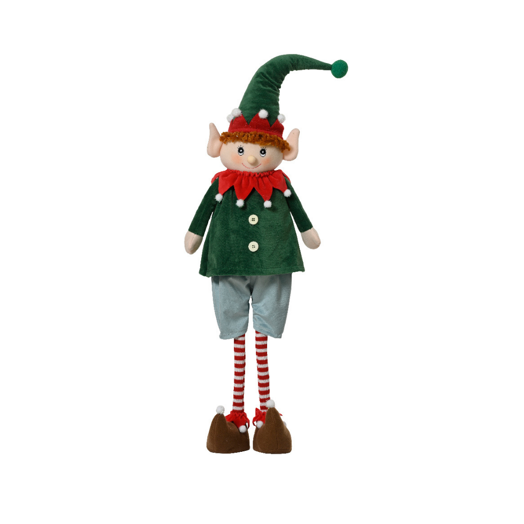 Decoris Elf groen 23 x 12 x 60 cm