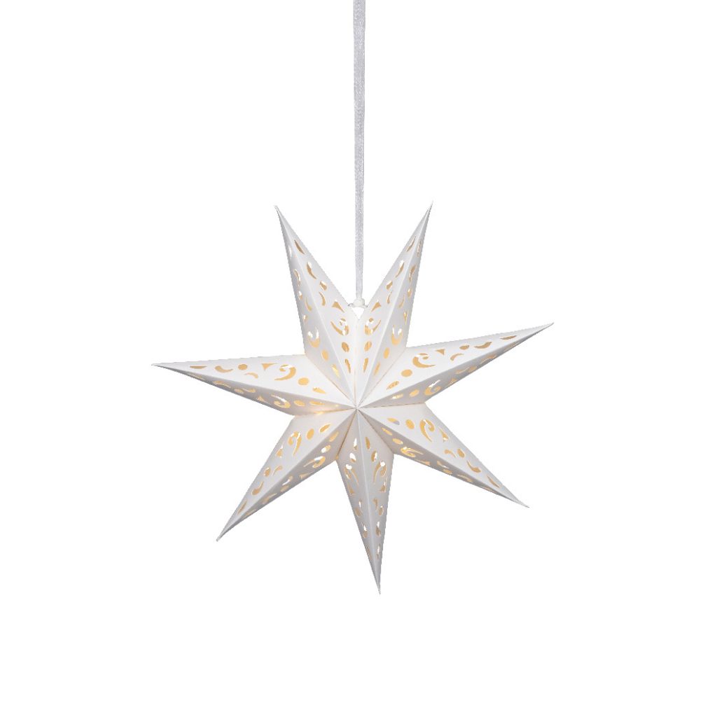 Lumineo Ster LED verlichting papier 58 cm