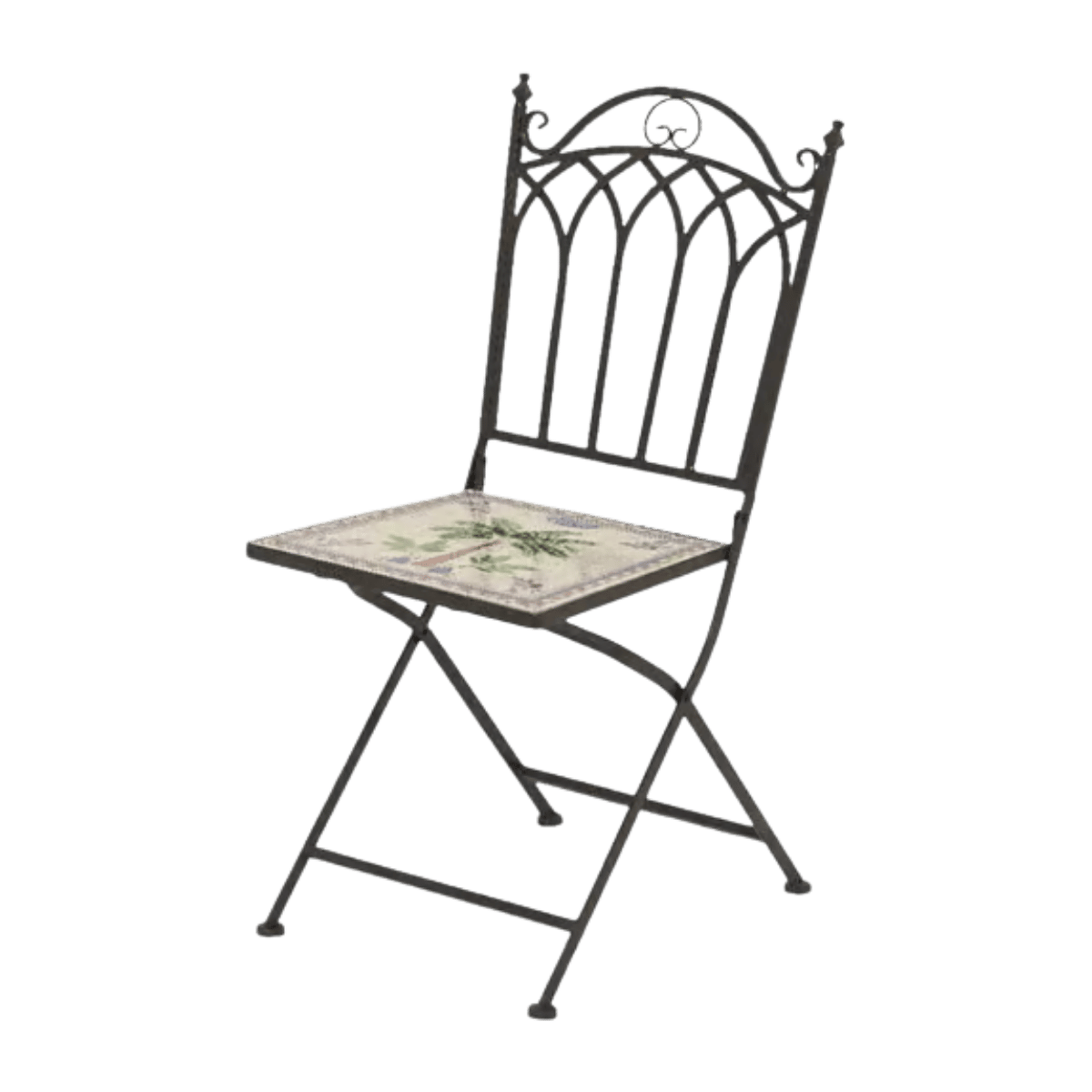 Outdoor Living Bistrostoel Havana Palm Bruin Staal