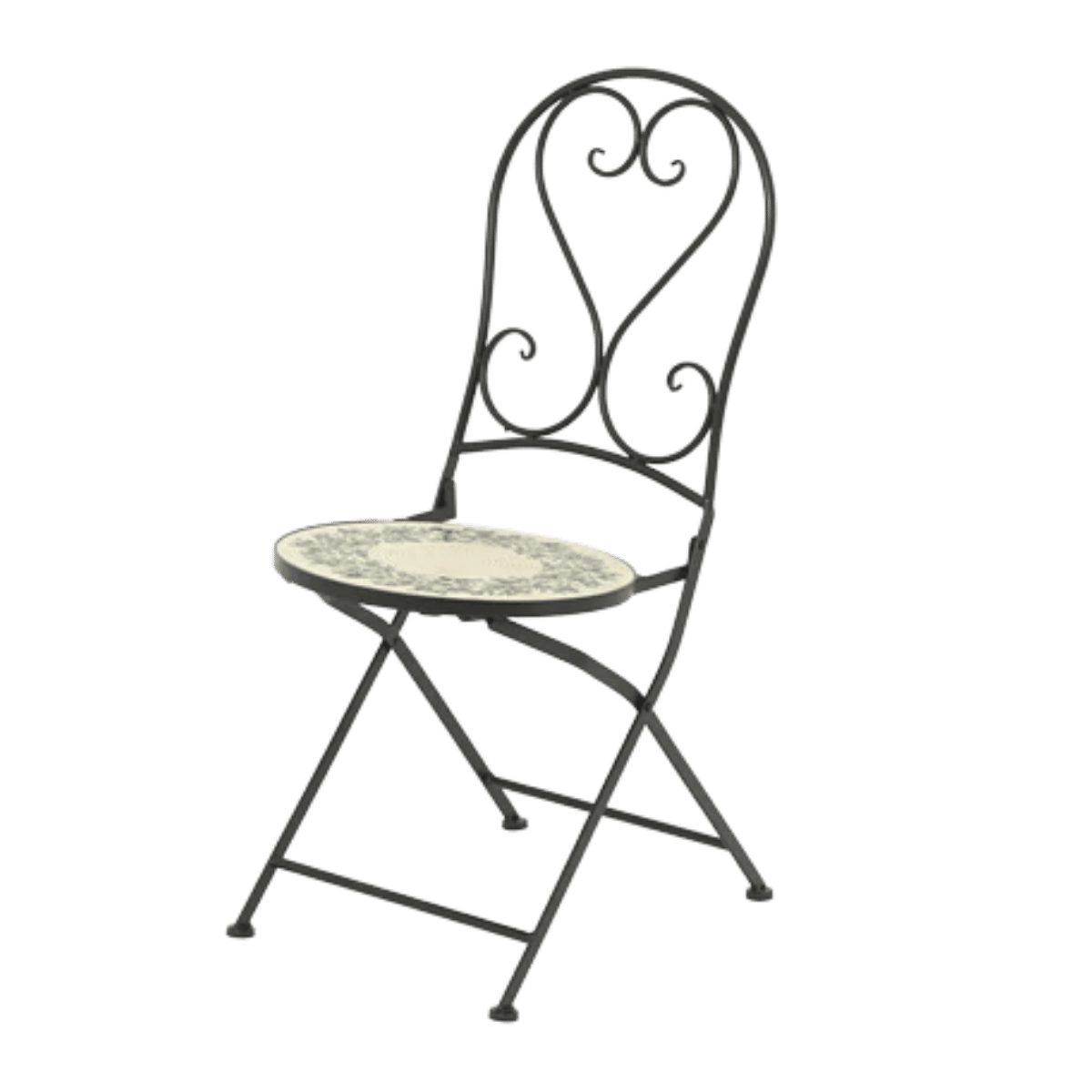 Outdoor Living Bistrostoel Athens Olijf Zwart Staal