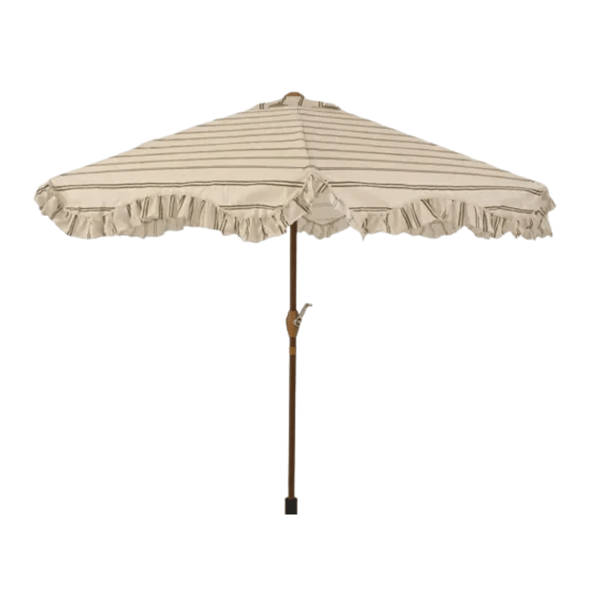 Outdoor Living Parasol Beige Streep Ø 220 x 210 cm