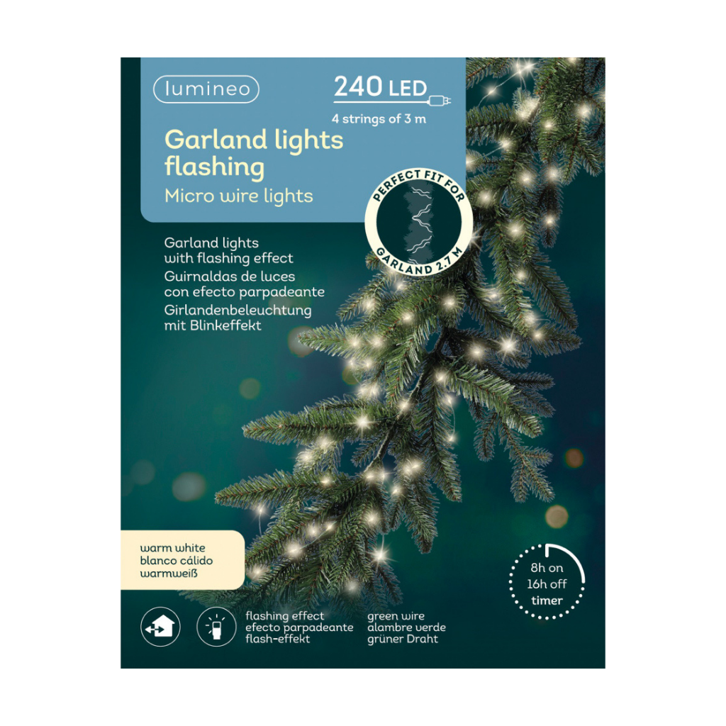 Lumineo LED verlichting voor guirlandes flashing buiten 3 m